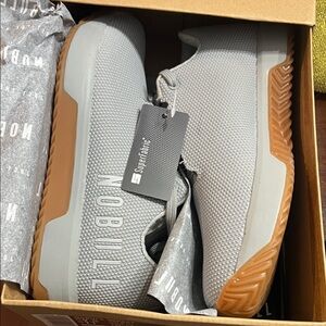 NOBULL Gray Sneakers with Gum Sole